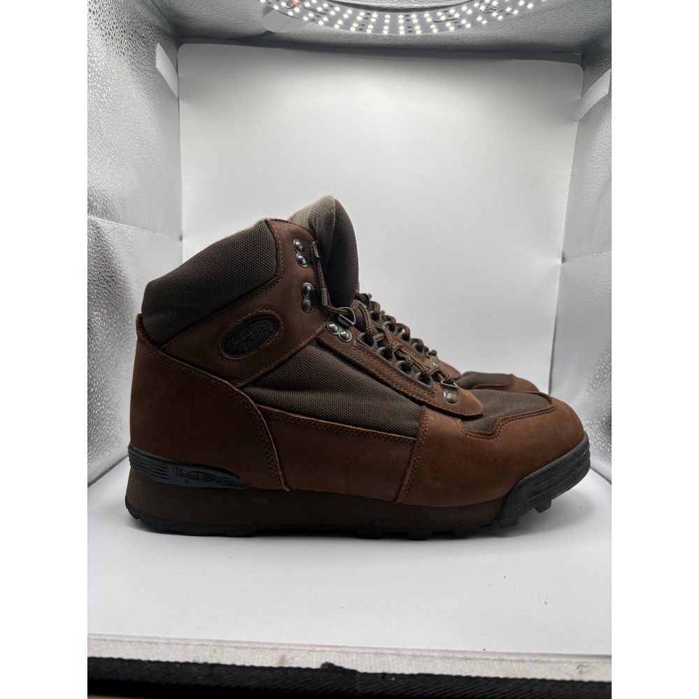 Vasque Men's Brown Leather Work Lace Up Boots Size 11.5 Utility